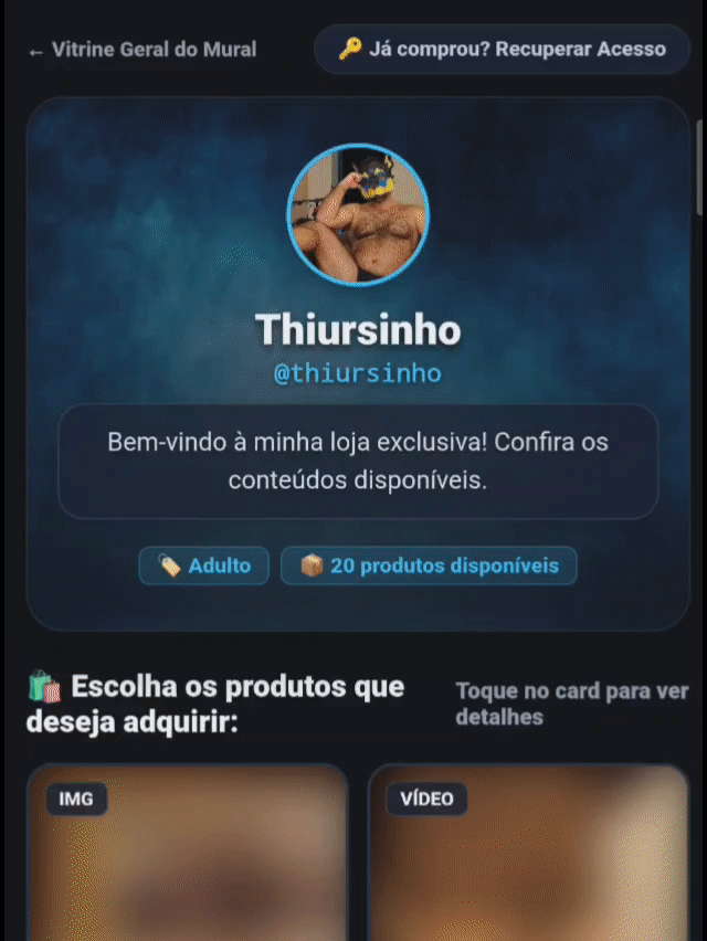 Como o seguidor vê o Mural VIP